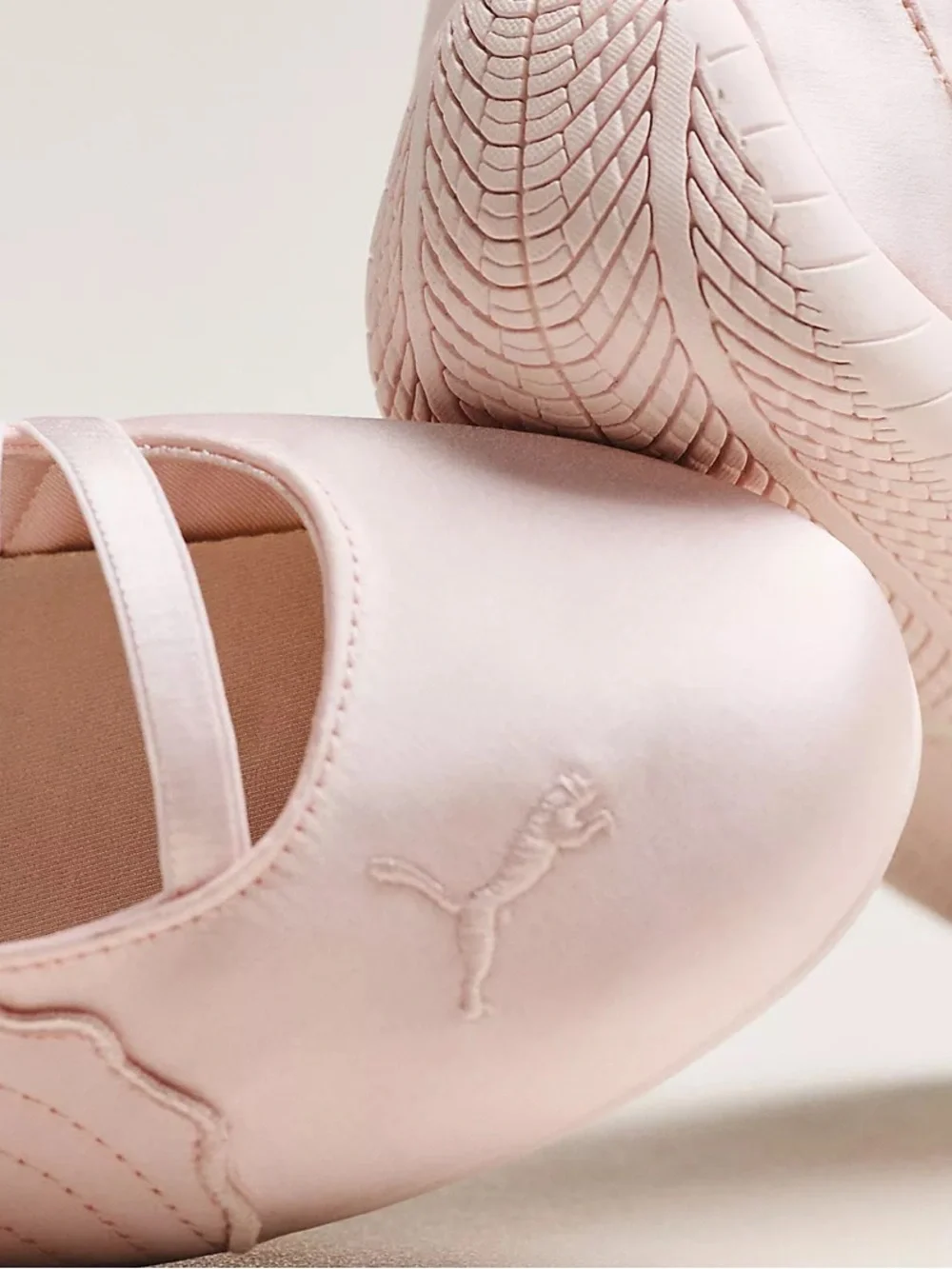 PUMA SPEEDCAT BALLET SNEAKERS PINK satin flats balletcore